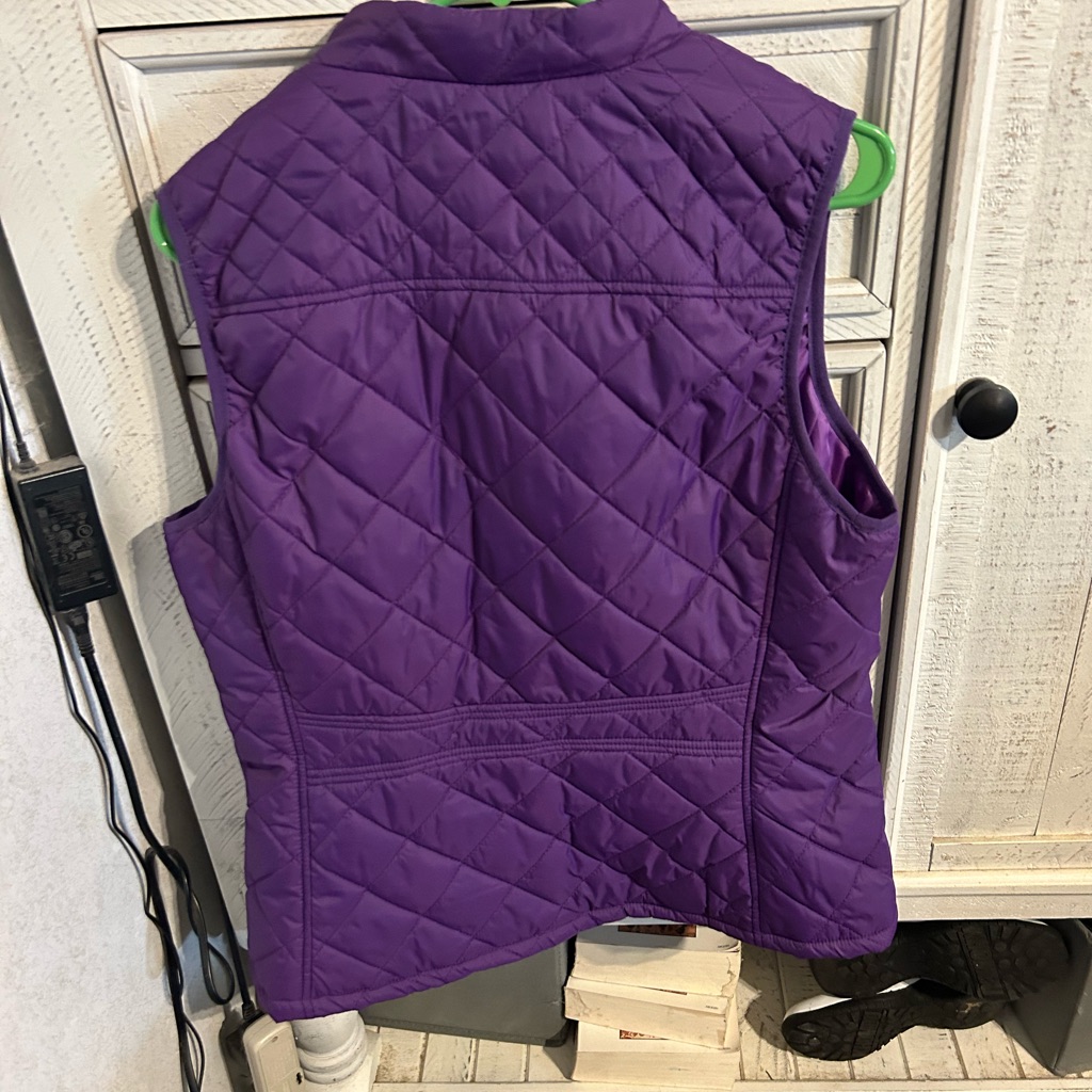 Fuinloth Purple Puffer Jacket